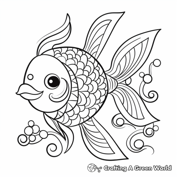 Fish Mandala Coloring Pages - Free & Printable!