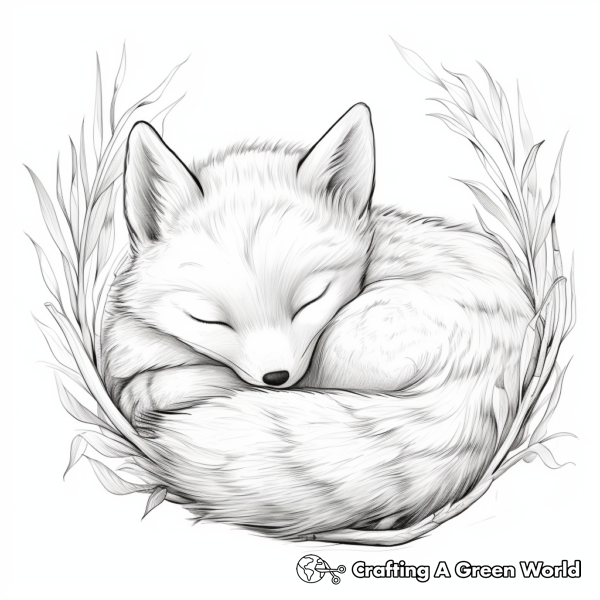 Realistic Fox Coloring Pages - Free &amp; Printable!