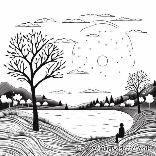 Aesthetic Fall Coloring Pages - Free & Printable!