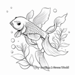 Tropical Koi Fish Coloring Pages 1