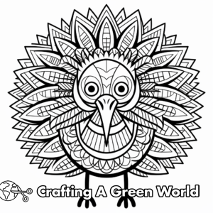 Turkey Mandala Coloring Pages - Free &amp; Printable!