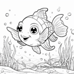 Underwater Octopus Coloring Pages 2
