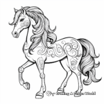 Unicorn Horse Coloring Pages for those who Believes in Magic 3