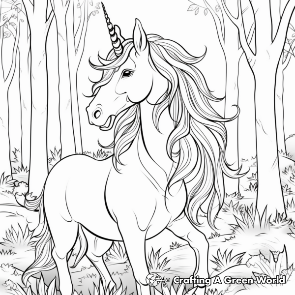 Hard Unicorn Coloring Pages - Free &amp; Printable!