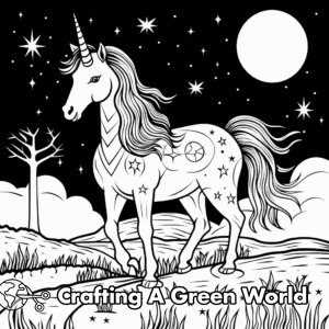 Hard Unicorn Coloring Pages - Free &amp; Printable!