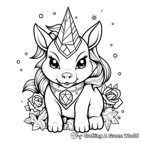 Hard Unicorn Coloring Pages - Free &amp; Printable!