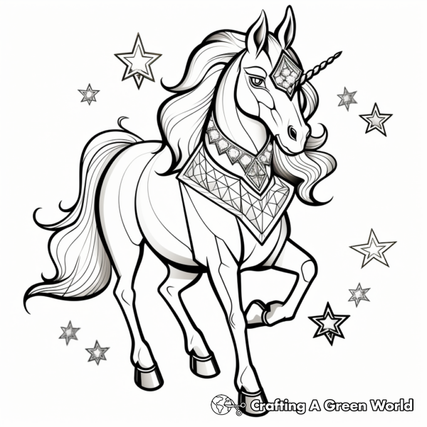 Hard Unicorn Coloring Pages - Free & Printable!