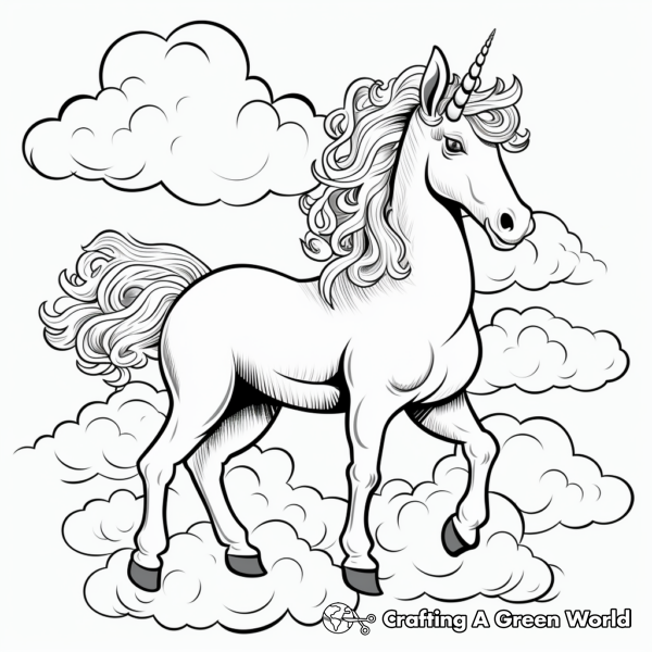 Hard Unicorn Coloring Pages - Free &amp; Printable!