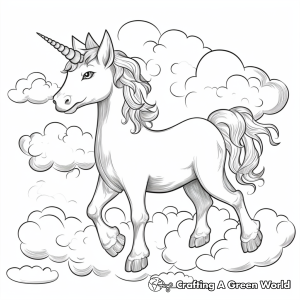 Hard Unicorn Coloring Pages - Free &amp; Printable!