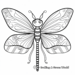 Vibrant Emperor Dragonfly Coloring Pages 2