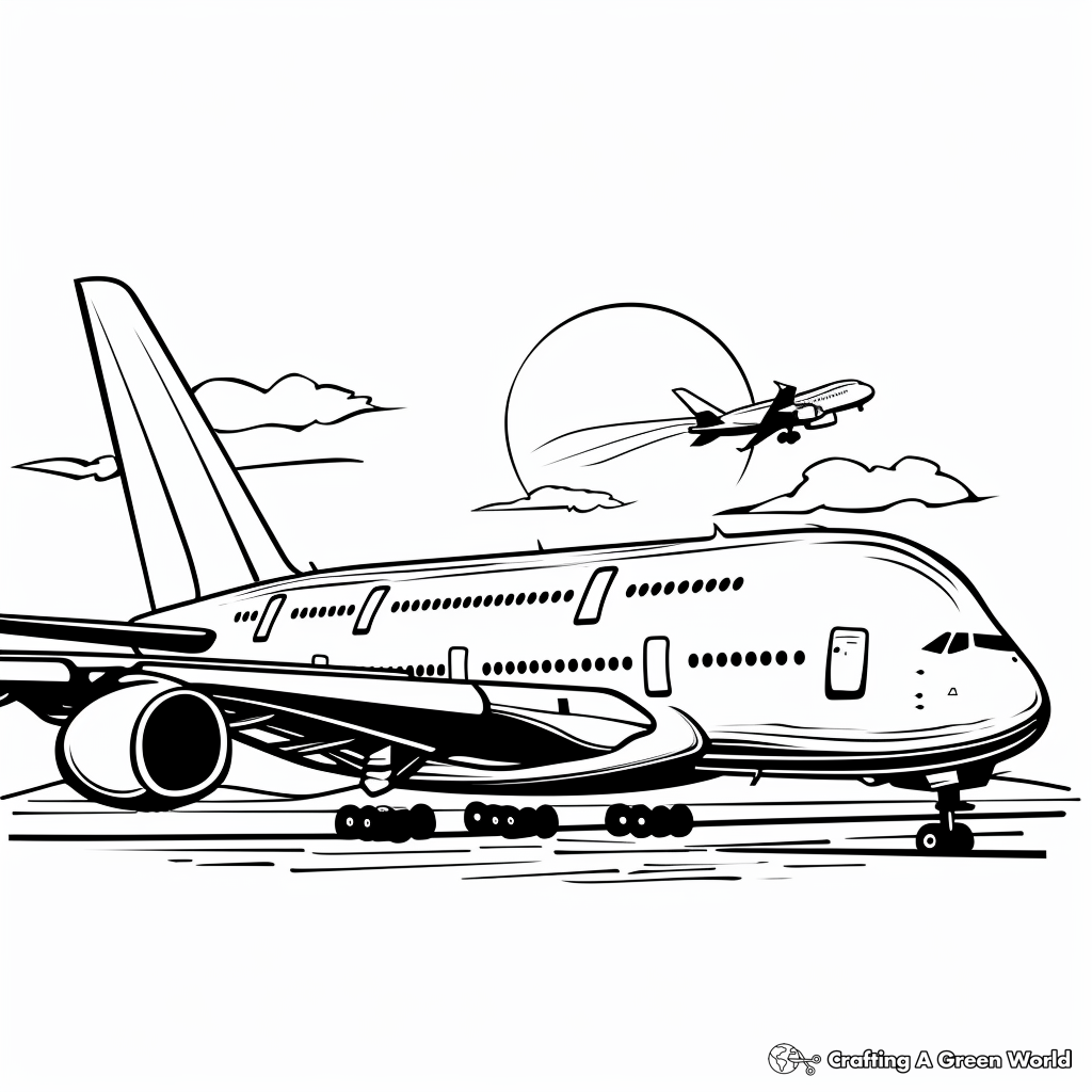 FLYING INTO COLLEGE 10 Airplane Zentangle Coloring Pages Educational 