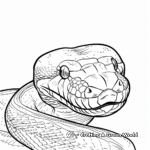 Abstract Anaconda Coloring Pages for Artists 4