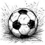 Abstract Artistic Football Coloring Pages 2
