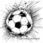Abstract Artistic Football Coloring Pages 3