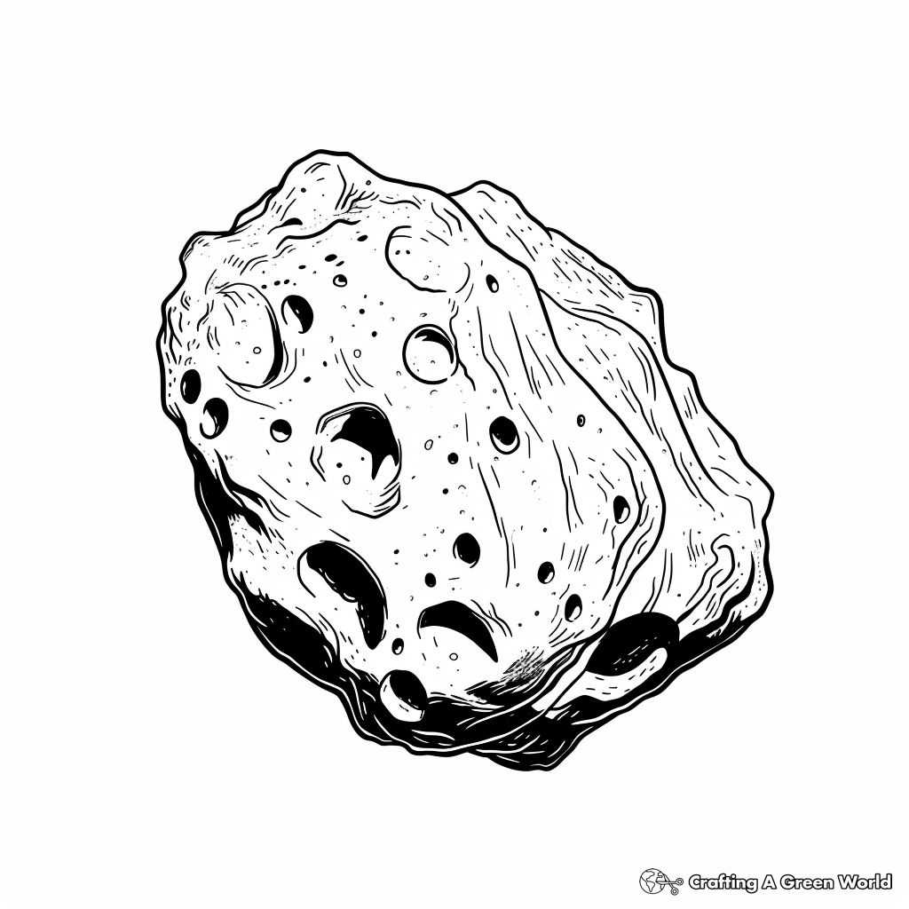 Asteroid Coloring Pages - Free & Printable!