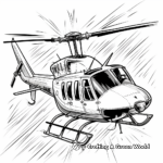 Abstract Helicopter Coloring Pages for Artists 3