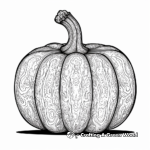 Abstract Pumpkin Coloring Pages for Artists 2