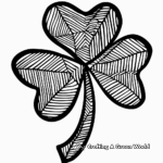 Abstract Shamrock Coloring Pages for Artists 1