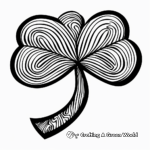 Abstract Shamrock Coloring Pages for Artists 2