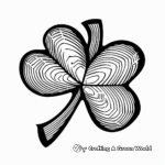 Abstract Shamrock Coloring Pages for Artists 4