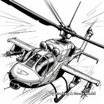 Advanced Attack Helicopter Coloring Pages 2