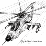 Advanced Attack Helicopter Coloring Pages 3