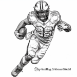 American Football Player Coloring Pages 1