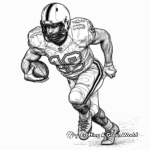American Football Player Coloring Pages 3