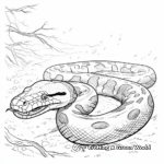 Anaconda Prey and Predator Coloring Pages 1