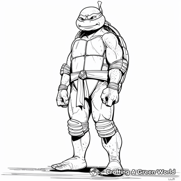 Ninja Turtles Coloring Pages - Free & Printable!