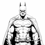Artistic Abstract Batman Coloring Pages 2