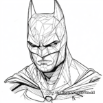 Artistic Abstract Batman Coloring Pages 3