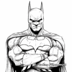 Artistic Abstract Batman Coloring Pages 4
