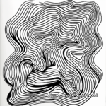 Artistic Abstract Maltese Coloring Pages 3