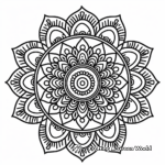 Artistic Mandala Design Coloring Pages 3