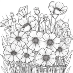 August Flowers in Bloom Coloring Pages 4