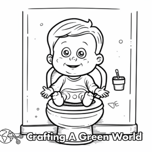 Potty Training Coloring Pages - Free &amp; Printable!