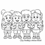 Back to School: August Theme Coloring Pages 3