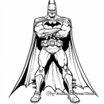 Batman and His Batcave Coloring Pages 4