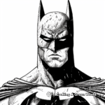 Batman in Different Eras: Vintage and Modern Coloring Pages 4
