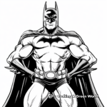 Batman vs Super Villains Coloring Pages 1