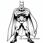 Batman vs Super Villains Coloring Pages 4