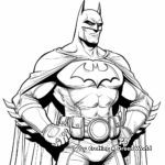 Batman's Gadgets and Tools Coloring Pages 1