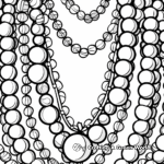 Beads and Baubles Mardi Gras Coloring Pages 2