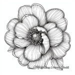 Beautifully Detailed Blossom Templates for Coloring 1