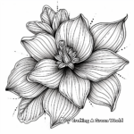 Beautifully Detailed Blossom Templates for Coloring 3