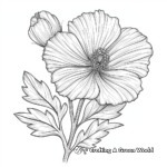 Beautifully Detailed Blossom Templates for Coloring 4