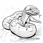 Bolivian Anaconda Coloring Pages 4