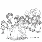 Bridal Procession Coloring Pages 4