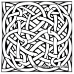 Celtic Animal Knot Patterns Coloring Sheets 1